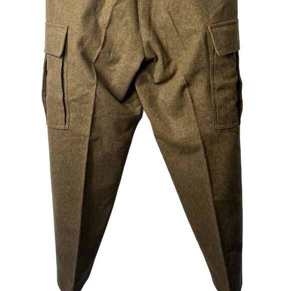 WWII German Military Field Pants 32" Waist WILH. SCHWARZ Konradsreuth Authentic - Picture 7 of 13